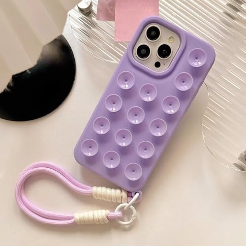 Coque de téléphone en silicone souple à ventouse pour iPhone 13