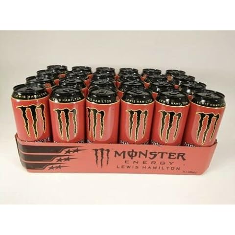 Monster Energy Lewis Hamilton 44 - 500ml 6 x 4 Pack Cover