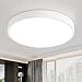 Natsen 36W LED Deckenleuchte Deckenlampe, Warmweiß 3000K 2880LM, Ø400x40mm, ultraslim moderne Leuchte für Wohnzimmer Schlafzimmer Kinderzimmer Küche Büro Flur Diele (Weiß) Mode im günstig Kaufen-Natsen 36W LED Deckenleuchte Deckenlampe, Warmweiß 3000K 2880LM, Ø400x40mm, ultraslim moderne Leuchte für Wohnzimmer Schlafzimmer Kinderzimmer Küche Büro Flur Diele (Weiß)