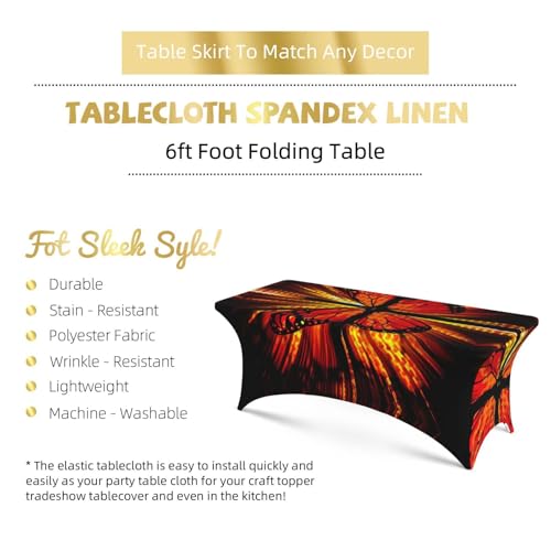 Housse de table extensible 1,8m masquant les défauts de mobilier - 6