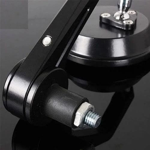 Image of RUDRA Handle Bar End Round Mirror Side Rear View Edge Convex Mirrors Bike Bullet Super Meteor GT Continental Interceptor 650 Hunter Reborn Meteor Classic 350 MT 15 R15 V3 V4 Duke Rc 125 200 250