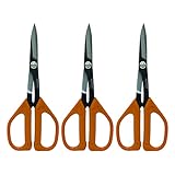 Zenport ZS106 Scissors for Bonsai and Floral Pruning, 8.3-Inch, Box of 10 Orange ZS106-10PK