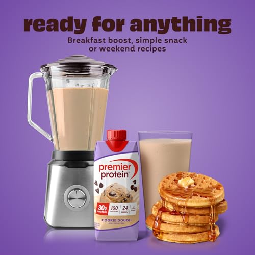 Image of Premier Protein Shake, Cookie Dough, 30g Protein, No Added Sugar, 24 Vitamins & Minerals to Support Immune Health, 11 fl oz, 4 Pack