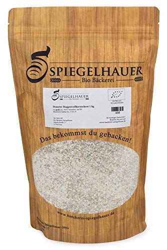 Demeter Roggenvollkornschrot grob1 kg | leckeres Roggenvollkornbrot selber backen Cover
