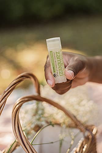 Zambeezi Organic, Fair Trade Beeswax Lip Balm - Variety 3 Pack (Suncare, Tangerine And Lemongrass) - Ethically Sourced #TOP3