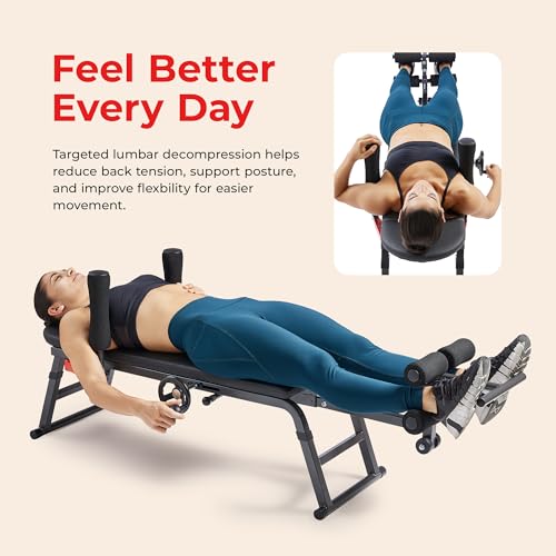 image for Sunny Health & Fitness No-Hang Traction & Stretch Decompression Table 