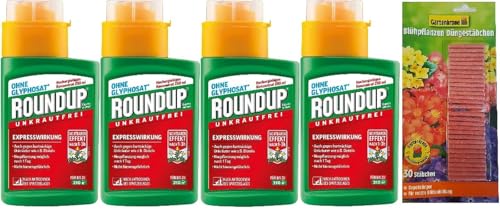 4 X 250 ml Roundup EXPRESS Konzentrat