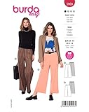 Mehrgrößen-Schnitt burda style Schnittmuster, 5969, Hose selber nähen [Damen, Gr. 34 - 44] Level 1 für Anfänger, mehrfarbig