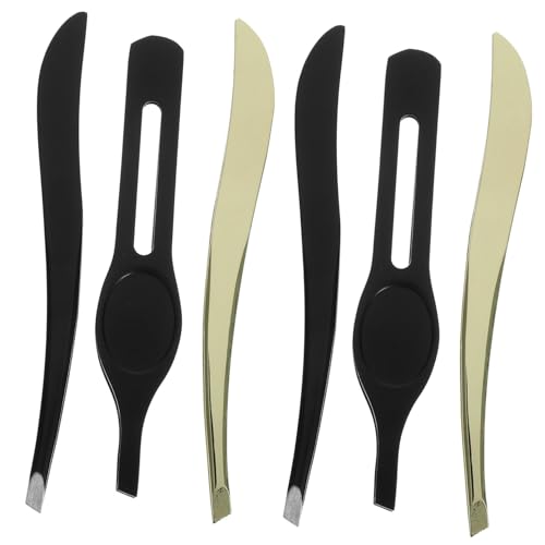 FOMIYES 1 Set Stainless Steel Eyebrow Clip Ergonomic Design Eyebrow Makeup Tools Durable and Lightweight for Personal Professional Use present for Women