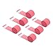 AKLOSIPY 6Pcs Sports PU Grip Tape, Skid and Sweat Absorption for Tennis, Badminton, and Fishing Equipment – Enhance Your Game Today! (Red)