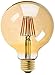 Lampadina a LED G125 E27 8W Dimmerabile Bianco Calda 2200K Globo Retrò Edison Filamento Lampadina Sostituire 80W a Incandescenza (Amber)