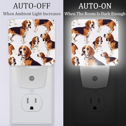Lámpara de noche LED con sensor Beagle para niños miniatura 2