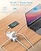 Power Strip Surge Protector - One Beat 6 Widely Outlets with 4 USB Ports (2 USB C), 5 Ft Extension Cord Flat Plug, Wall Mount Outlet Extender Small Power Strip for Travel Home Office College Dorm Room