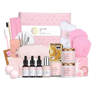 Christmas Gifts for Women, Spa Gifts 28pcs Rose Fa...