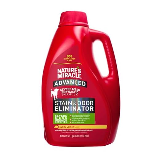 Nature's Miracle P-98145 Advanced Dog Stain and Odor Remover,Red,128 oz