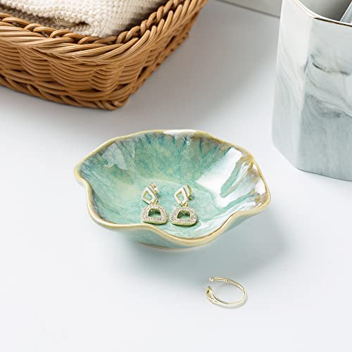 Image of BEUNAIZER Jewelry Dish Tray, Ring Dish, Ceramic Trinket Tray, Key Bowl