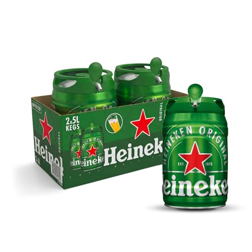 Heineken Cerveza Lager, 2 x 5000ml