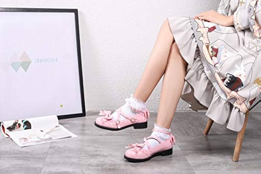新品 レディース ローリータ リボン パンプス 【552】 楽天市場】【受注生産】 ロリータ靴 メイド靴 女の子 リボン付き