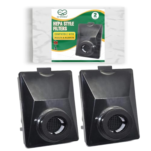 EZ SPARES 2Pcs Compatible With Rainbow E2 HEPA Style Filters Fits E2-Series, Compatible with Part R12179 & R12647B Attachment Washable and Reusable