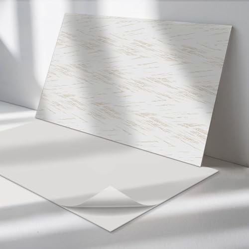 Panneau vinyle 40x20 cm autocollant rectangulaire avec lignes délicates