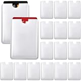 OIIKI 20PCS Silver RFID Blocking Sleeves, RFID Credit Card Holders, Identity Card Protector for Wallet or Purse for Wome, Men