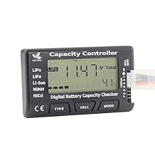 SoloGood RC Digital Battery Capacity Checker Tester Cellmeter 7 RC Battery Voltage Tester for LiPo/Li-ion/Nicd/NiMH Cell Meter Battery Checker Tester