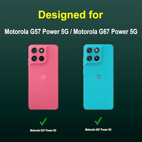 Image of amazon basics Back Case Cover for Motorola G57 Power 5G | Compatible for Motorola G57 Power 5G Back Cover | Liquid Silicon Magic Case with Camera Protection | Dark Green