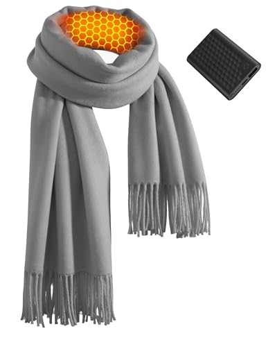 Women Heated Scarf Rechargeable Electric Neck Warm Adult Her Sister Mom Girlfriend Aunt Best Friend...