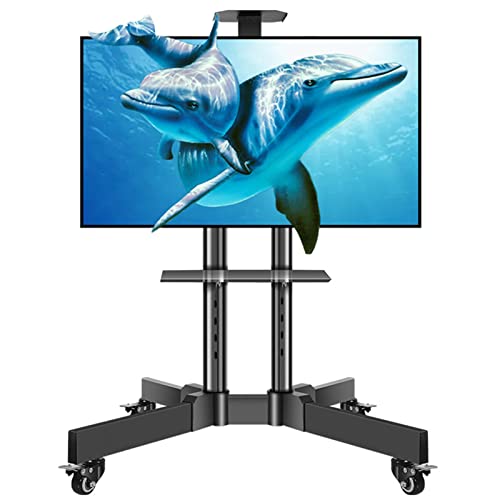 Soporte móvil para TV con ruedas y base estable X para pantallas 32" a 55" miniatura 1
