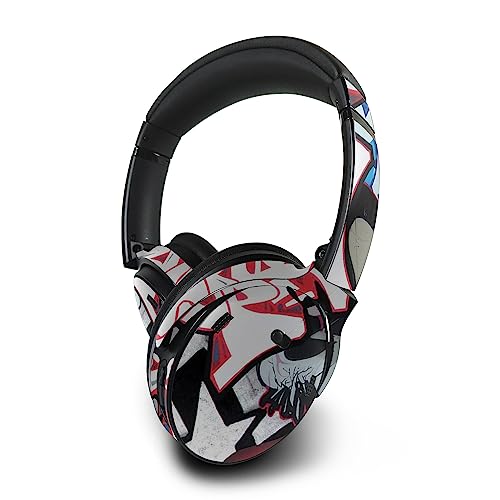 Image of MightySkins Skin Compatible with Bose QuietComfort 45 Headphones Graffiti Mash Up | Protective, Durable, and Unique Vinyl Decal wrap Cover | Easy to Apply | Made in The USA