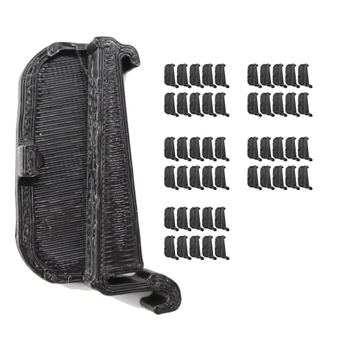 Image of 50pcs DIN Rail Clip for Wago 221-2411 Inline Connector