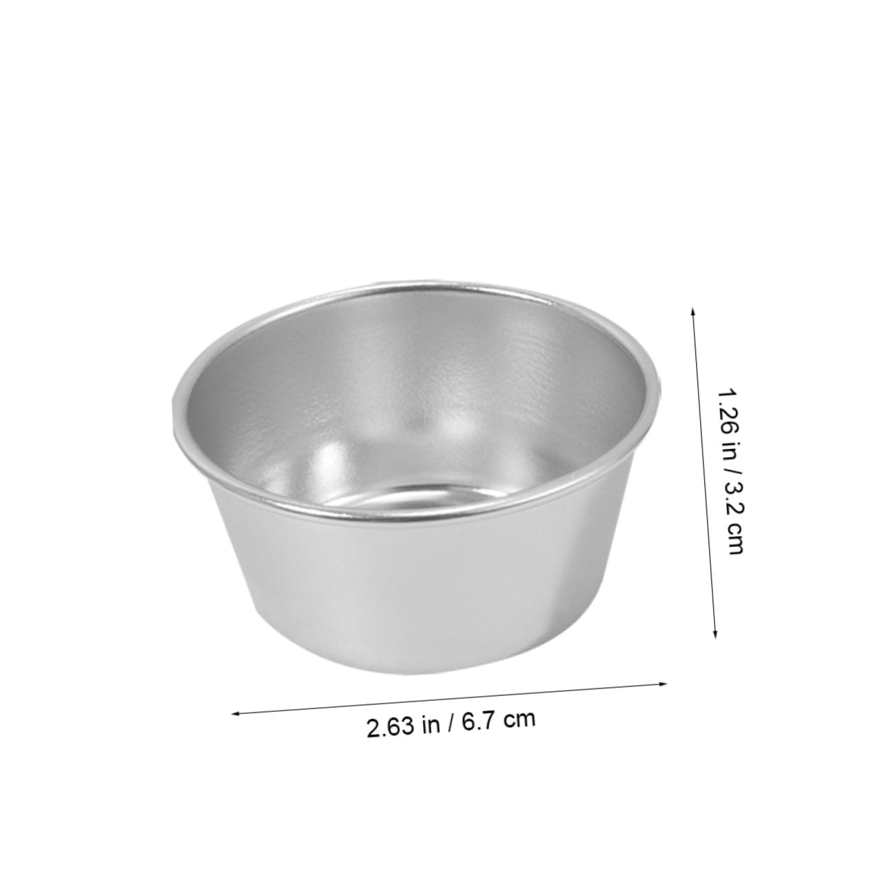 Moule à Pâtisserie Rond 3 Pièces en Acier Carbone Argenté | Revêtement Antiadhésif, Usage Boulangerie et Diy, Lot Pratique pour Desserts et Tartes