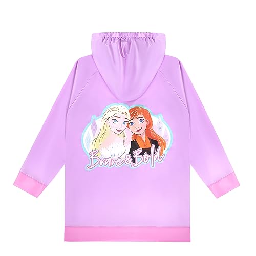 Disney Frozen Little Girls' Waterproof Outwear Hooded Rain Slicker2