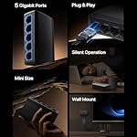 Tenda SG105, 5 Port Gigabit Switch, Unmanaged Ethernet Switch, Office Ethernet Splitter, Plug & Play, Plastic Case, Desktop/ Wall-Mount, Fanless Quiet, Limited Lifetime Protection - Image 2