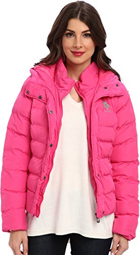 U.S. Polo Assn. Junior's Classic Puffer Jacket with Hood