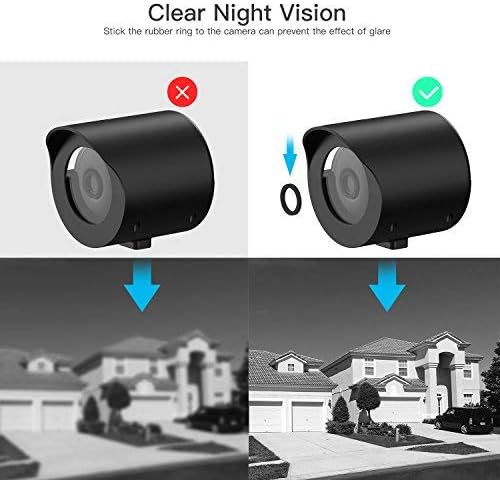 Wall Mount for YI Home Camera, Basstop 360 Degree Swivel Bracket Holder Case Cover for YI 1080p/720p Home Camera Outdoor&Indoor Weatherproof High Grade Plastic Housing