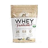Whey Fantastic Vanilla - 100% Natural Grass Fed Whey Protein Powder - Unique Blend of Isolate, Concentrate & Hydrolysate Provides 25g of Protein per Serving - 2.34lb-28 Servings