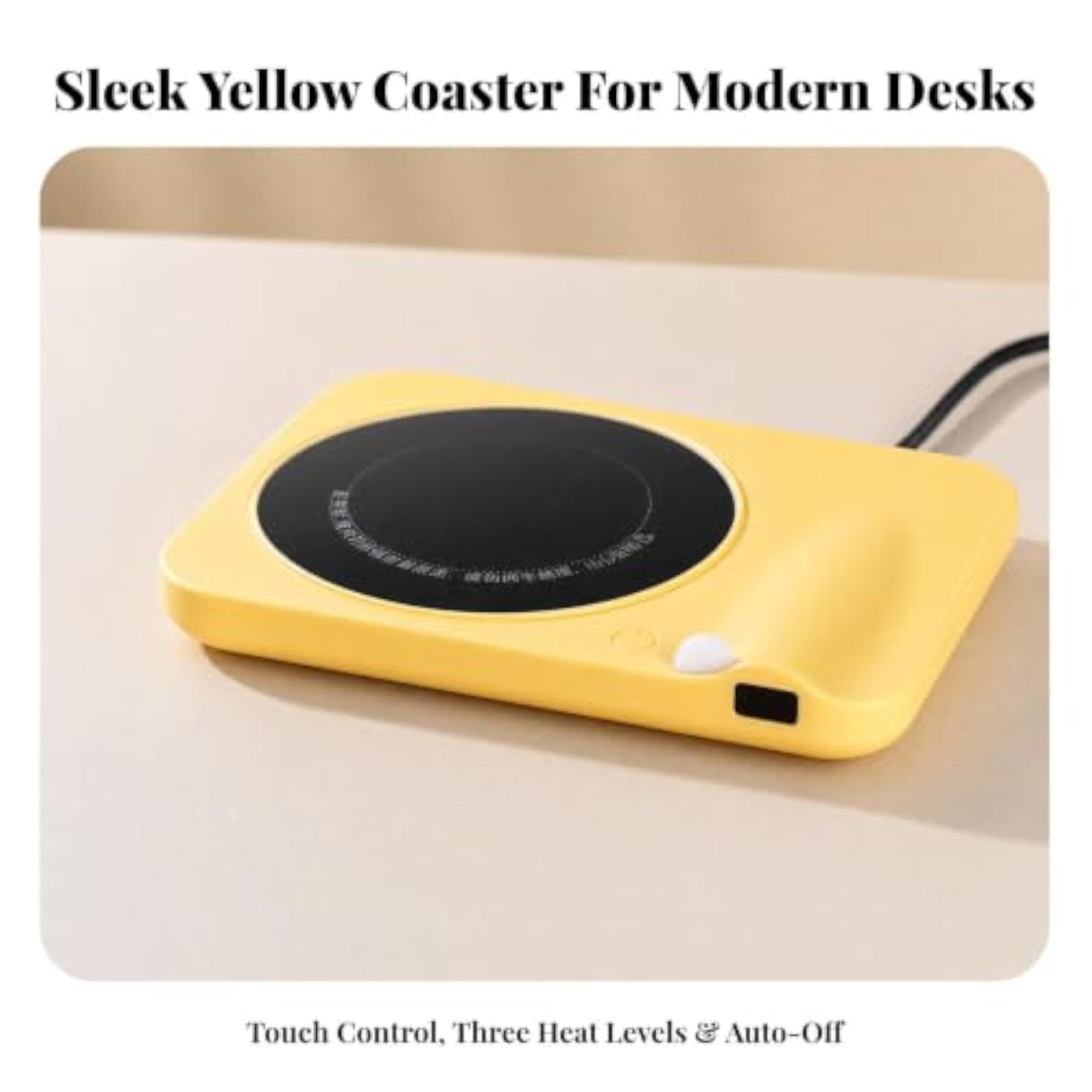 Drink Warmer for Cups with Touch Control Automatic Shutoff