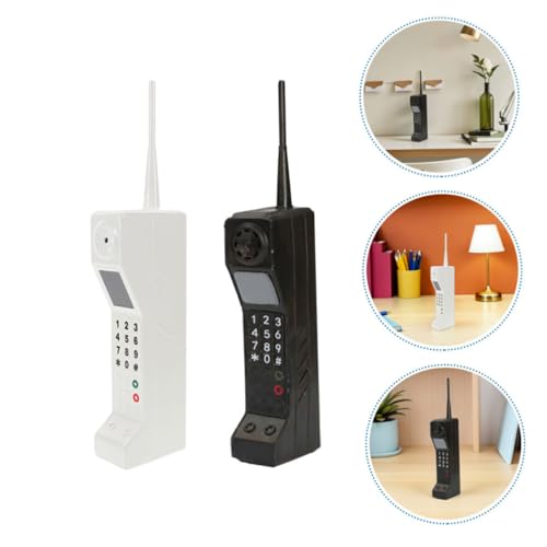 Modèle de téléphone factice vintage brique rétro accessoire décoration intérieur maison