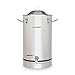 Klarstein Maischfest Gärkessel - Fermentierkessel, Bierbraugerät, Gärbehälter, 30 L, Ablasshahn, Edelstahl, silber