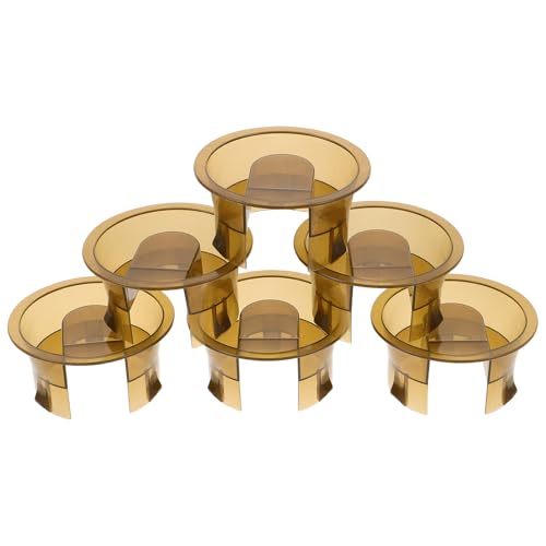 Sewroro Set 6 Coperchi per Brocche in Plastica Resistente Tappo di Ricambio per Bottiglie D’Acqua Accessori per Caraffe Vetro Adatti per Uso Domestico Ufficio e Picnic