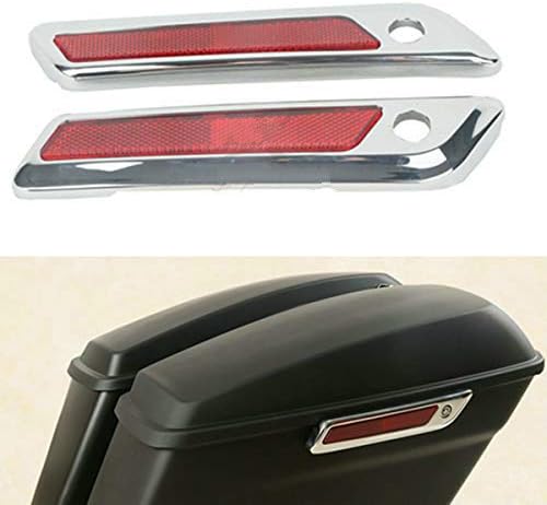 TCT-MOTORPARTS Cubiertas de pestillo de bisagra de alforja para Harley 2014-2023 Touring Street Electra Road Glide King FLHX FLHR FLTRX FLTRX Ultra