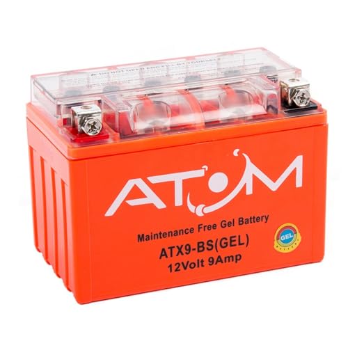 Atom Gel YTX9-BS Motorcycle Battery