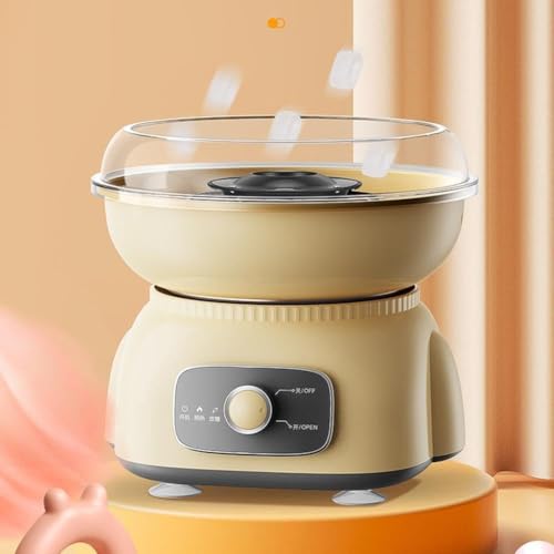 Máquina para hacer algodón de azúcar para uso doméstico, diseño vintage con preparación rápida en 3 minutos, superficie antiadherente fácil de limpiar para fiestas y eventos