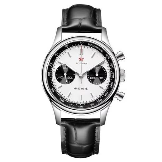 SEAKOSS Relógio de pulso masculino com cronógrafo Panda 1963 ST1901, movimento original, corda manual, mostrador luminoso, 40 mm, vidro safira, pilotos, relógio de pulso mecânico, 40 mm sem pescoço de