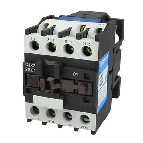 660V 40A Three Phase 3P NC AC Contactor 35mm DIN Rail Mount 220V Coil CJX2-2501