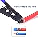 DUSICHIN Plier Pex Crimping Cinch Clamp Tool for Fastening Stainless Clamp Calibration Gauge Size from 3/8-inch to 1-Inch Meet the ASTM F2098 Standards DUS-501