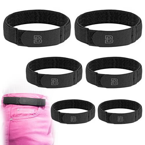 BeltBro For Women No Buckle Elastic Belt — (S, M, L) — Fits 1 Inch Belt Loops, Easy To Use