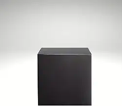 Cubo Tablado Para Lojas Vitrine Bases Para fotos 45x35x35cm Mdf Preto