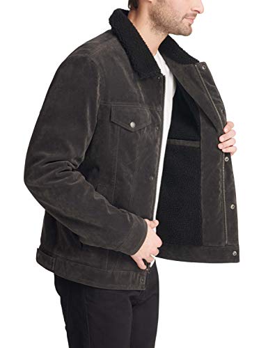 Image of Levi's Men's Faux Leather Classic Trucker Jacket